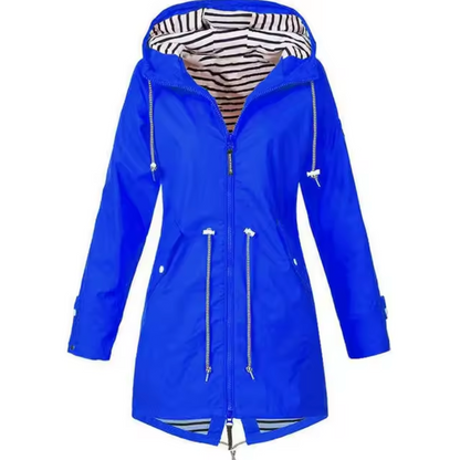 Women's waterproof jacket with hood