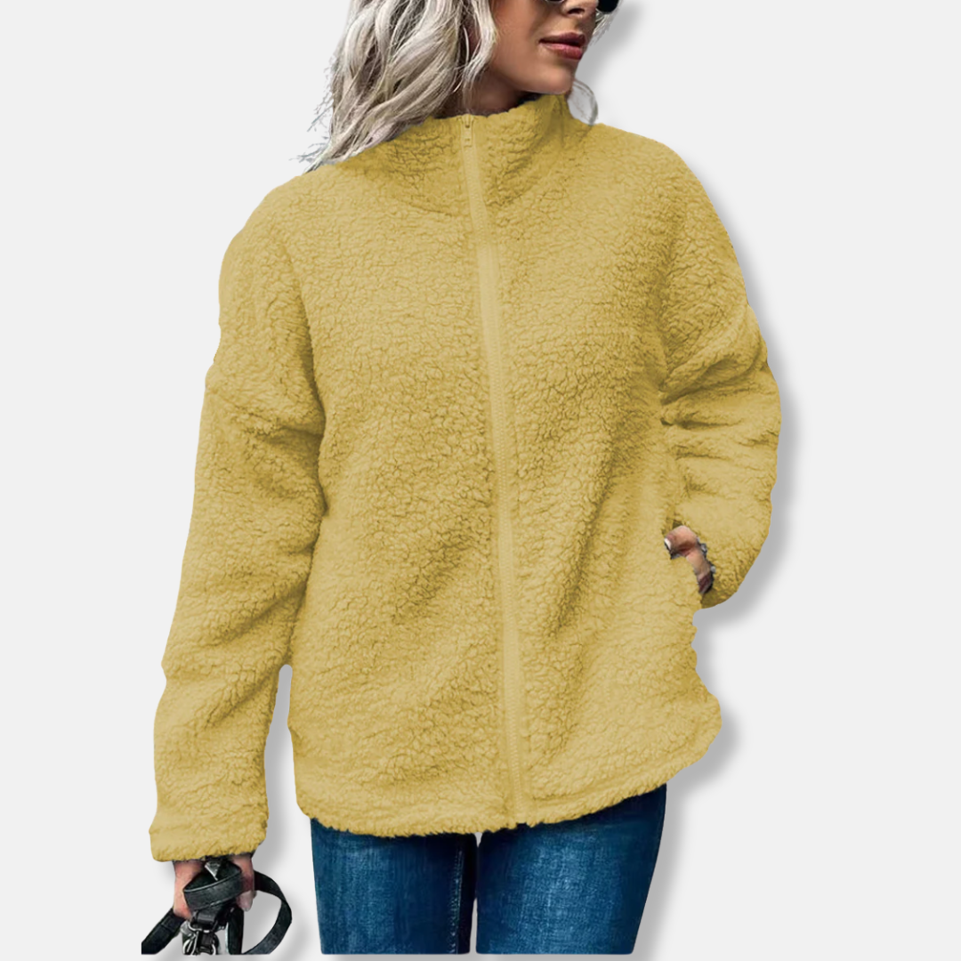 Plush Oversized Fleece Fit Jacket 