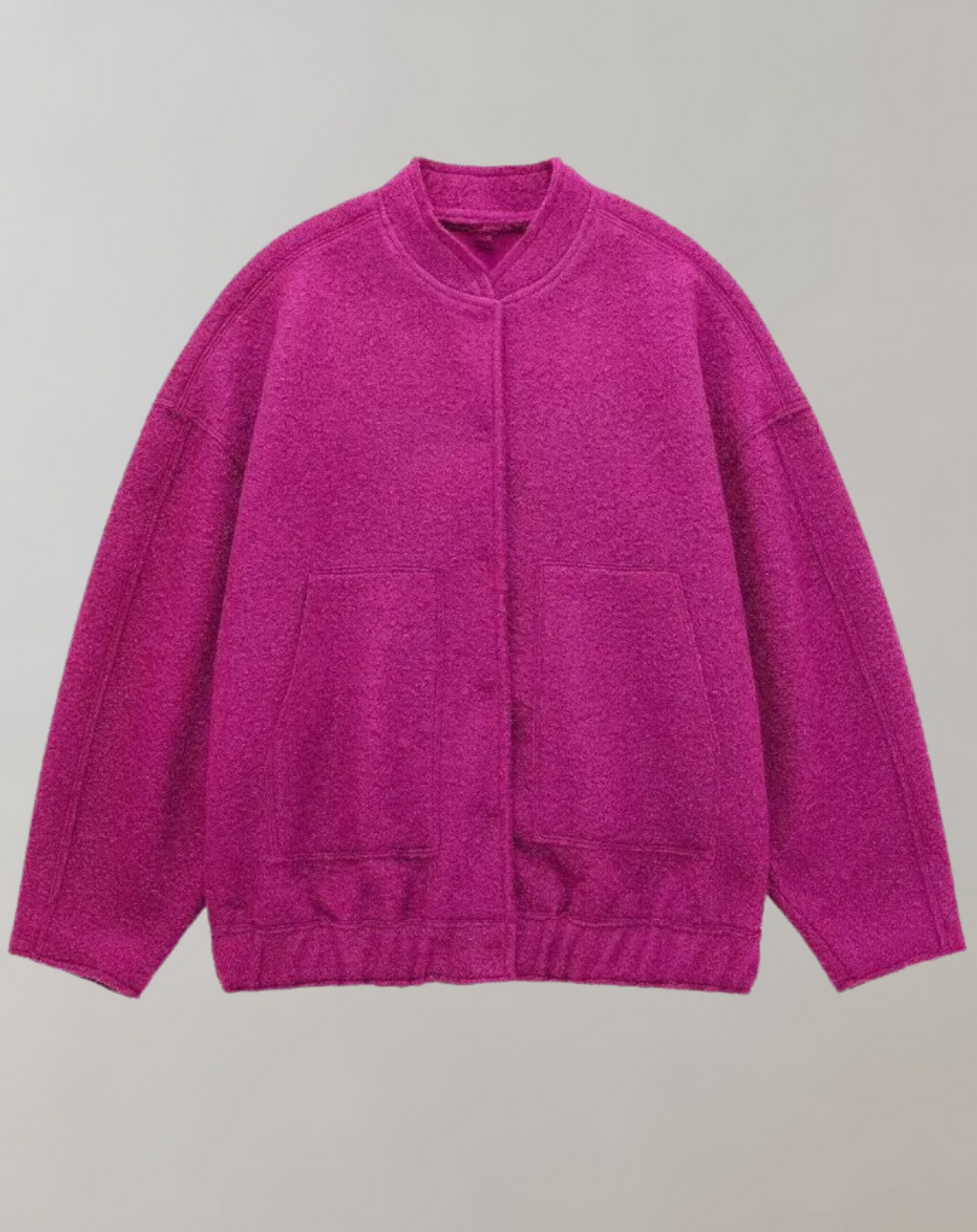 Women's oversized bomber jacket