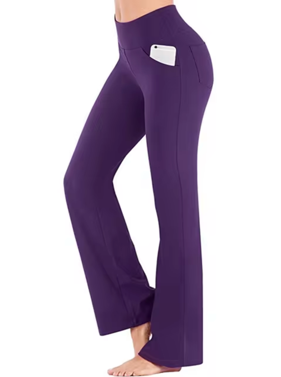 Elegant Stretchable Flared Trousers