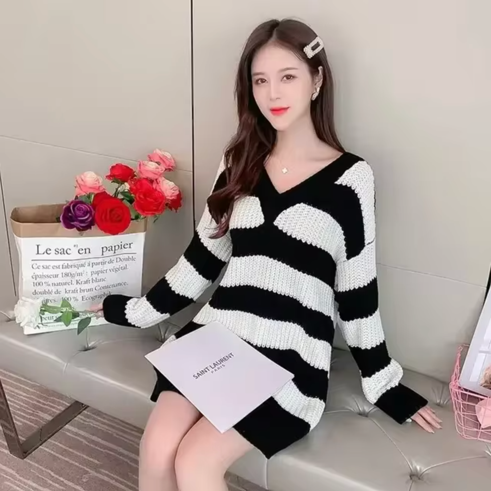 High-Quality Knitted Dress for Women