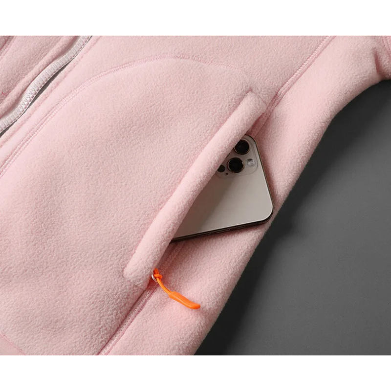 Double-Sided Fleece Velvet Cardigan Jacket