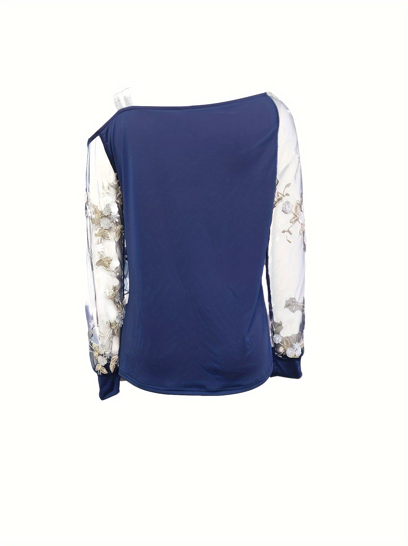 Elegant off-shoulder long-sleeved top for women