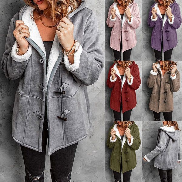 Women's plush winter coat