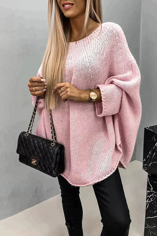 Oversized Loose Fit Knitted Sweater