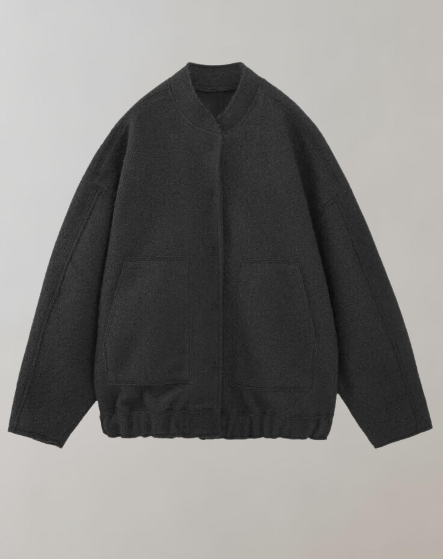 Women's oversized bomber jacket