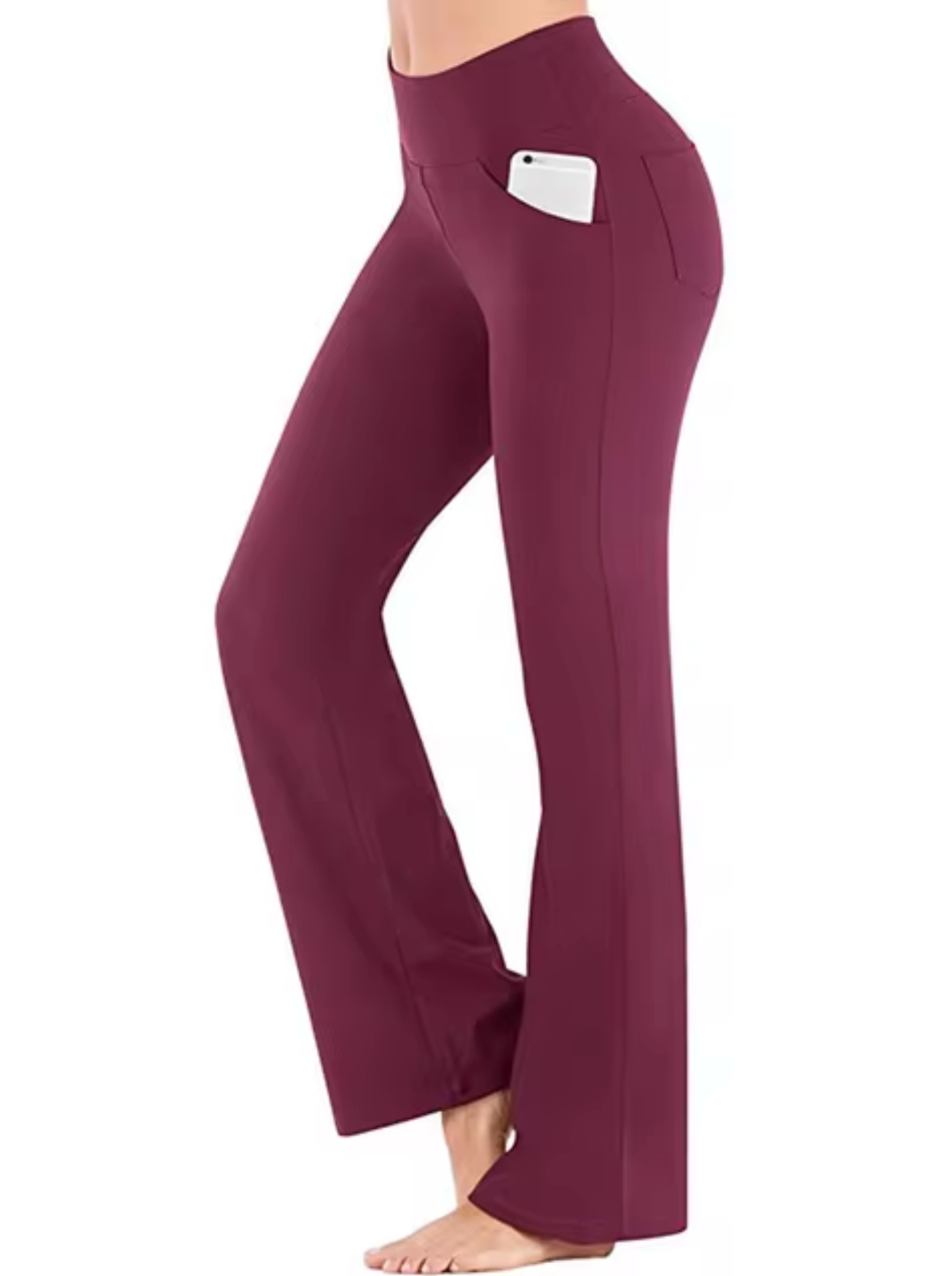 Elegant Stretchable Flared Trousers