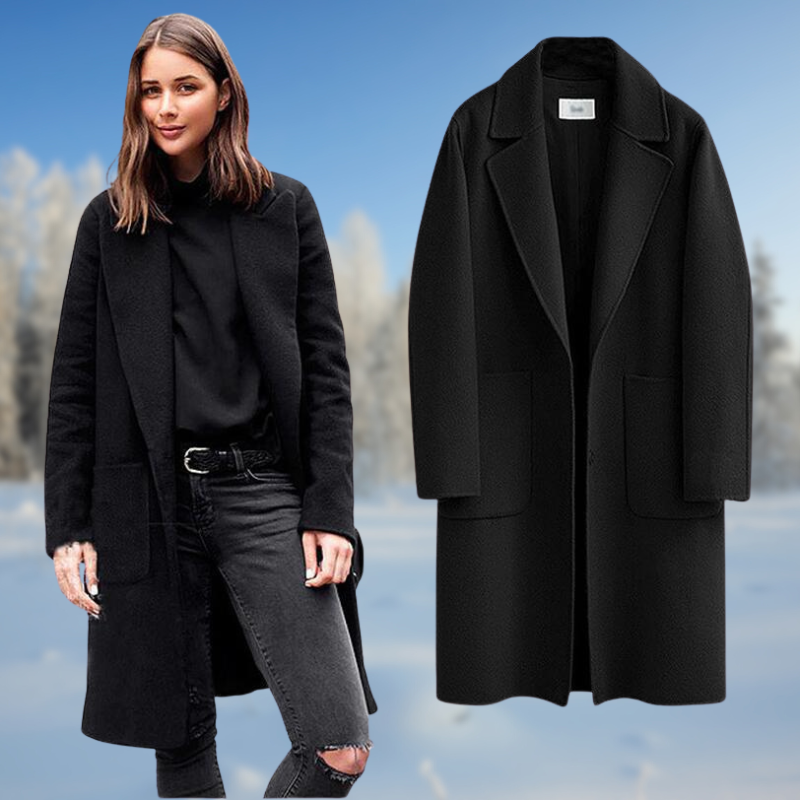 Cordelia -  stylish long coat for women