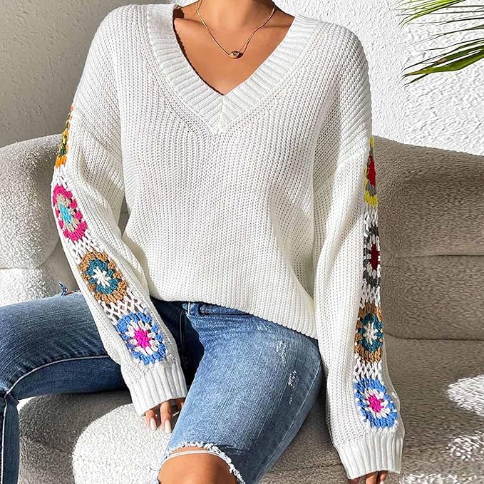 Soft Knitted V-Neck Sweater