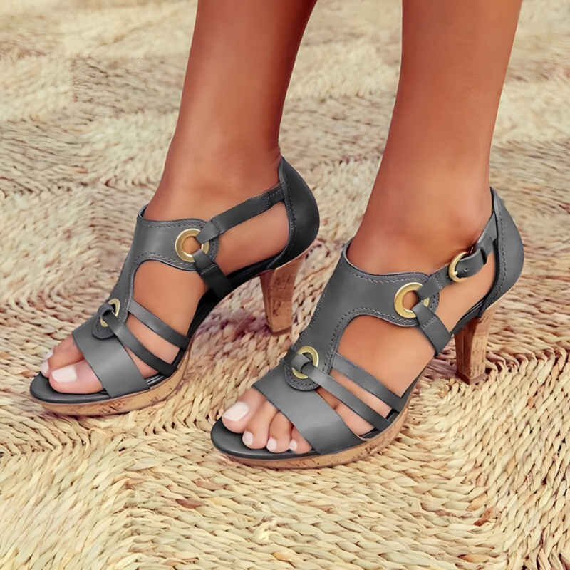 Candice - stylish buckle hollow sandals