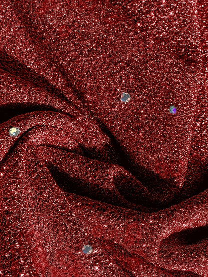 Women's Bodycon Dress - Sparkly Sequin - V-Neck - Long Sleeve - Short Cocktail Party Wear