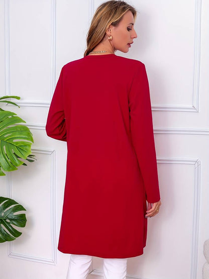 Women's casual open front blazer