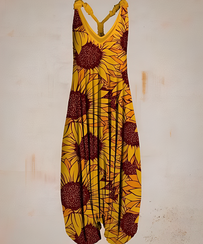 Women's Sleeveless V-Neck Dress - Racerback - Flowy Lightweight Casual Wear