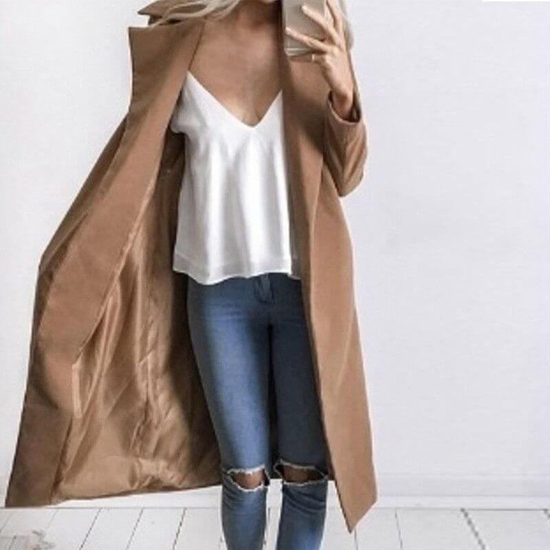 Elegant Fitted Long Coat