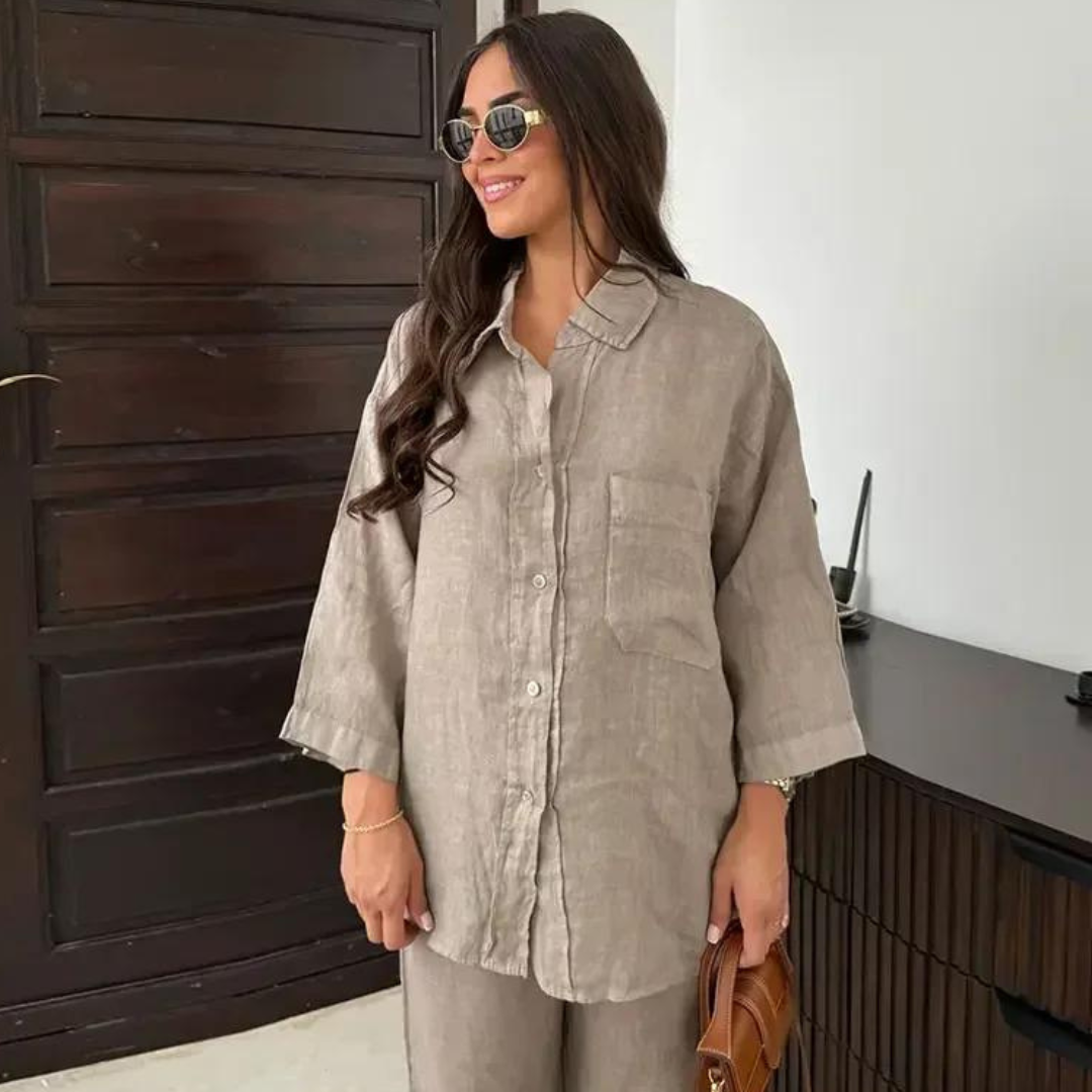 Women's vintage loose ladies set
