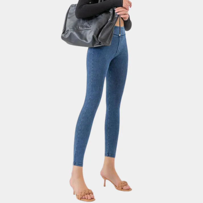 Slim Fit Denim Look Leggings