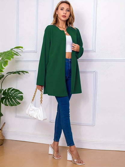 Women's casual open front blazer