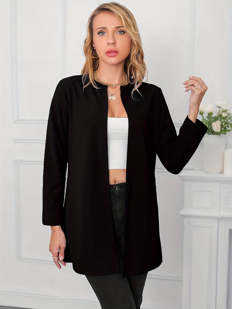 Women's casual open front blazer