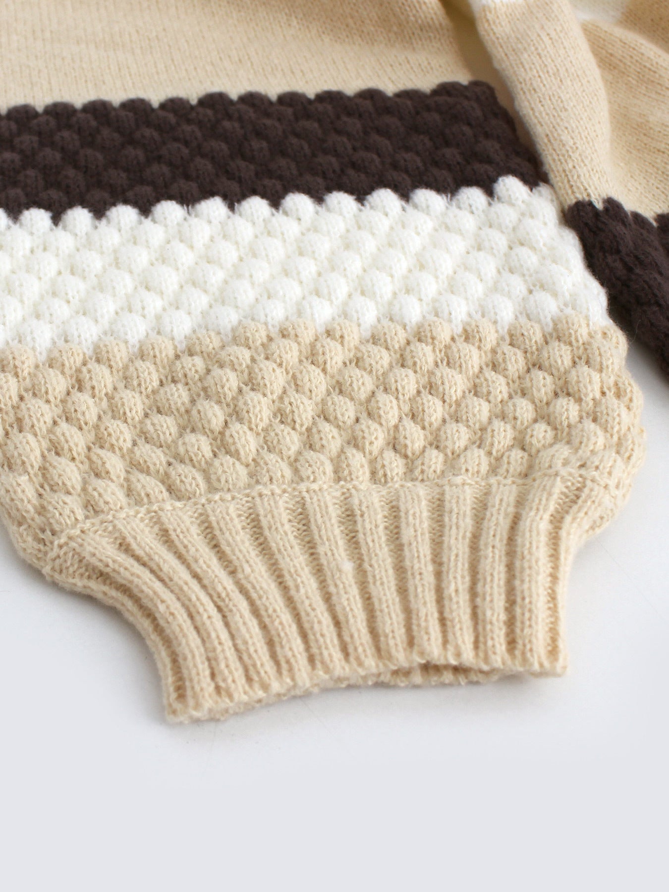 Knitted Drop Shoulder Cardigan With Sleeves