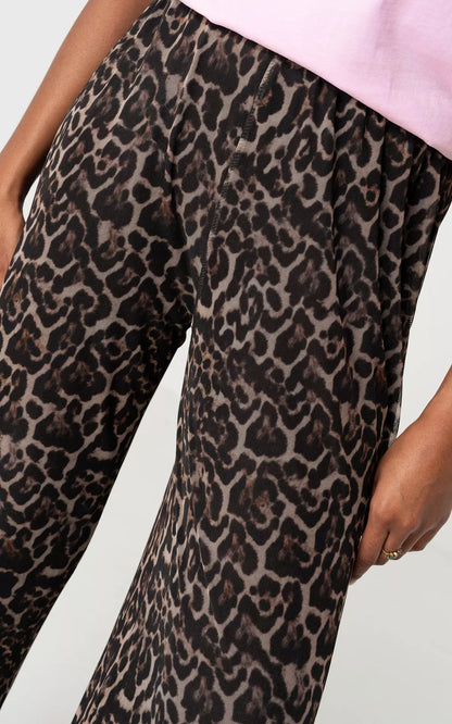 Leopard print pants for women