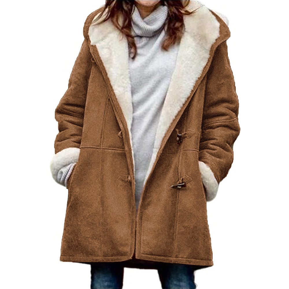 Women's plush winter coat