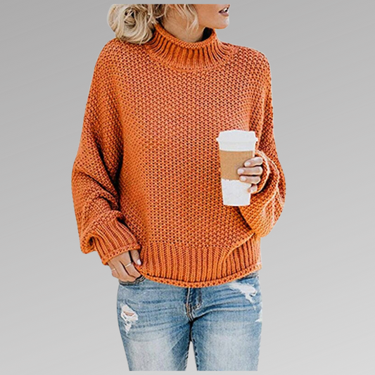 Chunky Knit Oversized Wool Blend Sweater