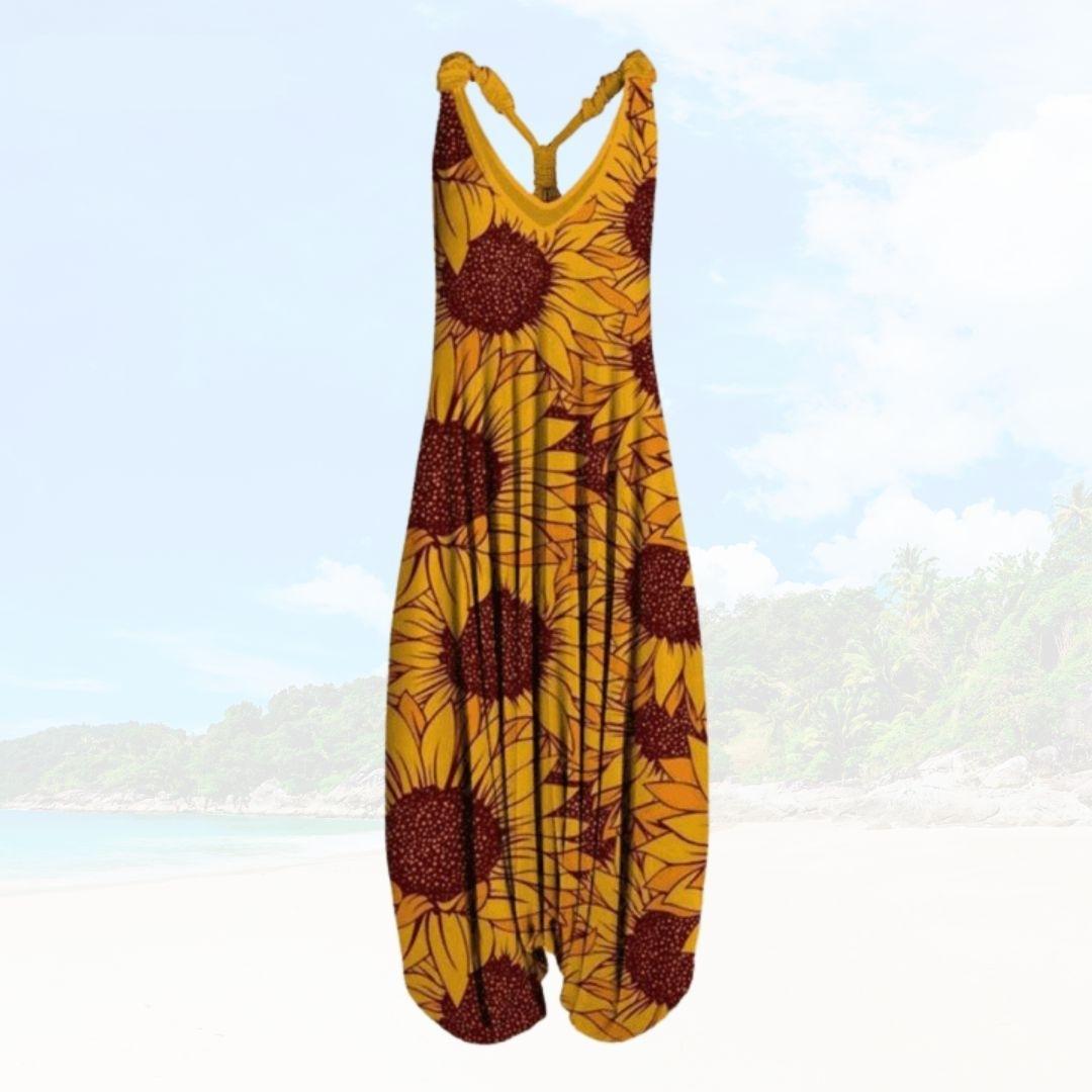 Breezy Relaxed Fit Sleeveless Jumpsuit 
