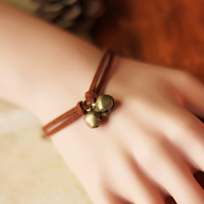 Vintage woodland charm bracelet with squirrel and nature charms
