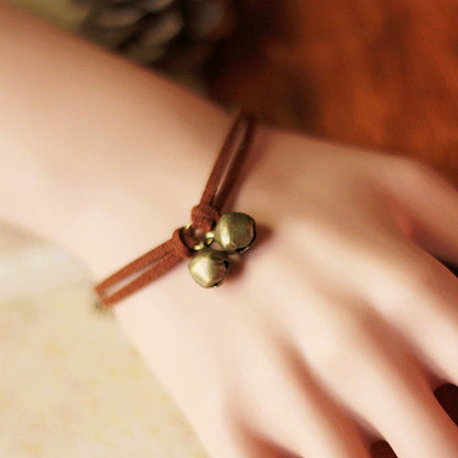 Vintage woodland charm bracelet with squirrel and nature charms