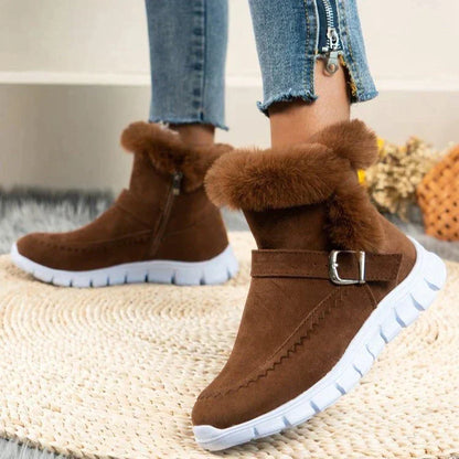 Cozy winter ankle boots for women