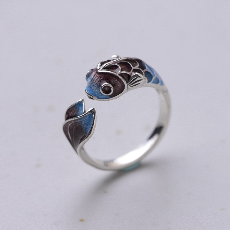 Koi fish adjustable ring