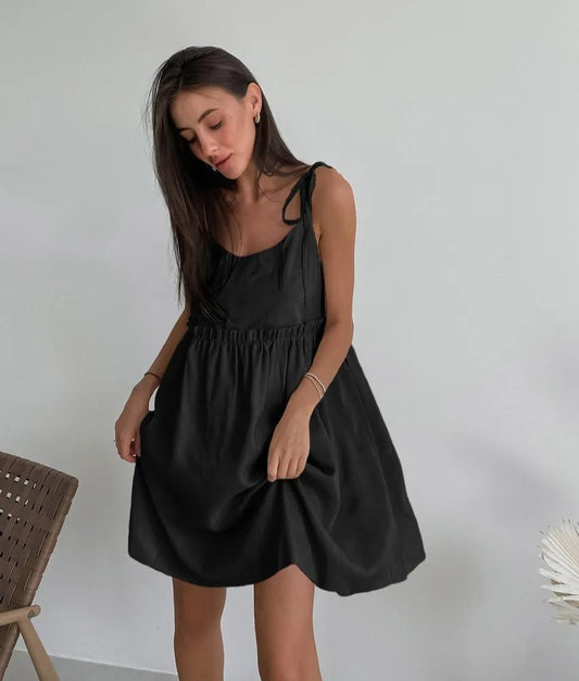 Tie Strap A-Line Sundress