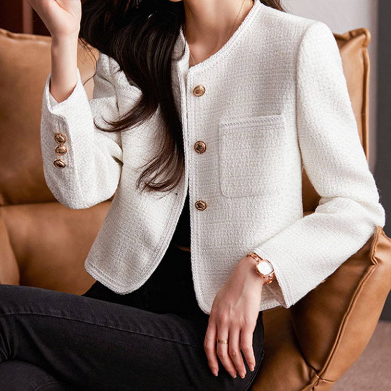 Women's formal long sleeve professional short blazer