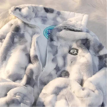 Women's high collar winter long sleeve jacket