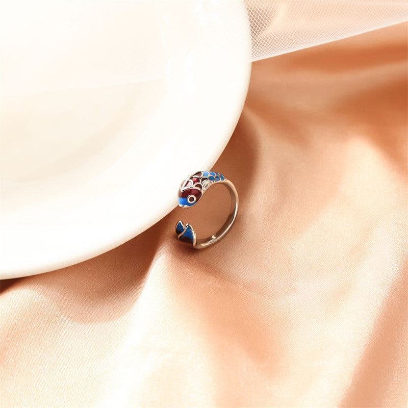 Koi fish adjustable ring