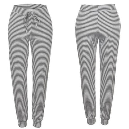 Women's Joggers - Relaxed Fit - Soft Cotton Blend - Drawstring Waist - Elastic Cuffs