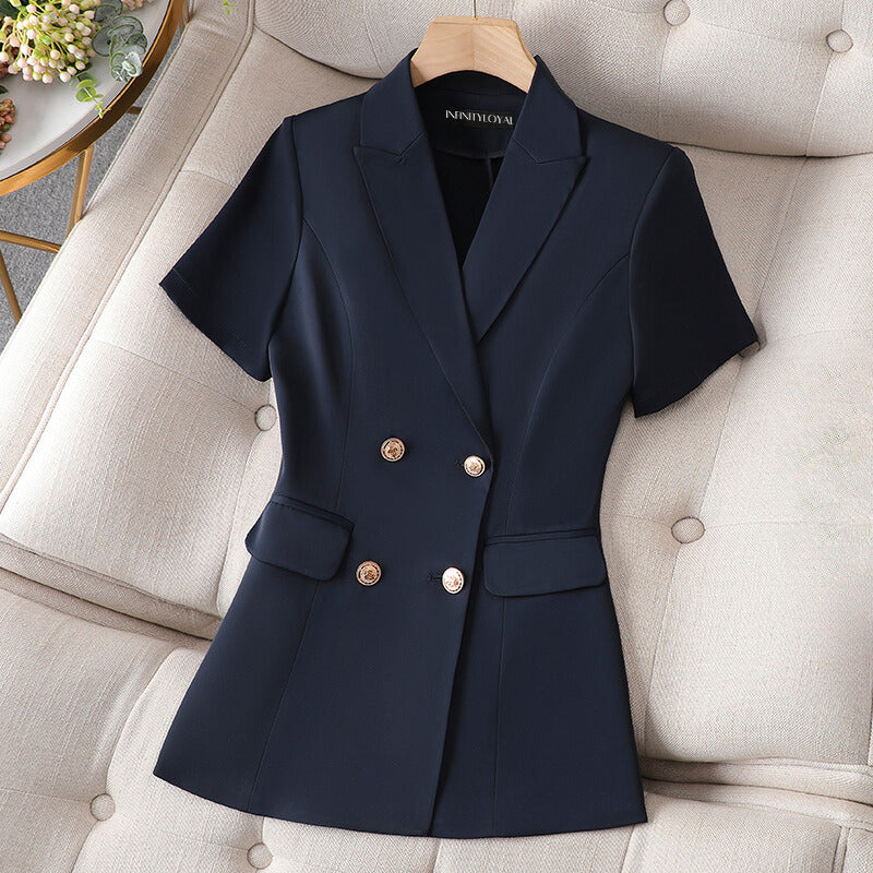 Women's summer short-sleeve suit jacket