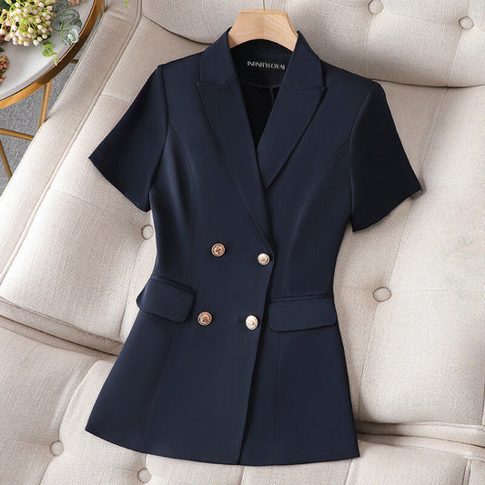 Summer Short-Sleeve Suit Jacket