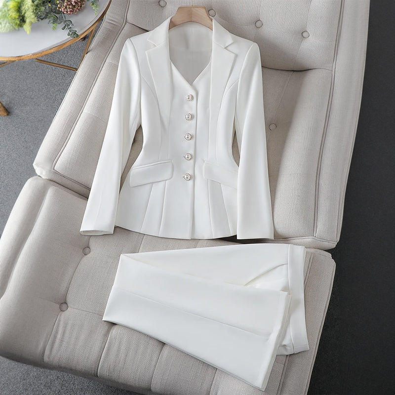 Women's 2-piece formal suit set for office