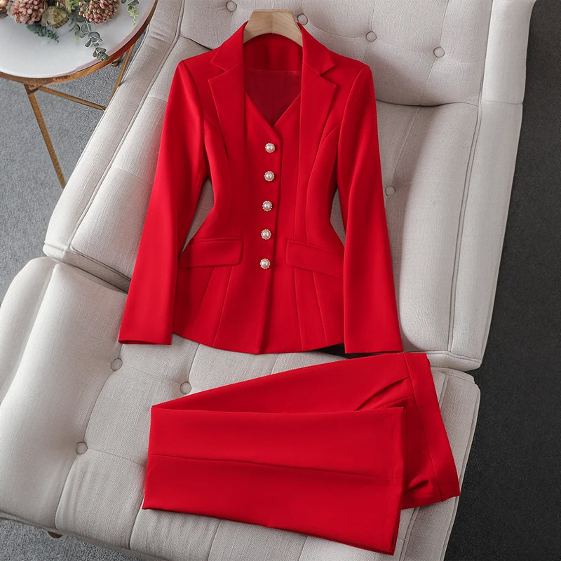 Women's 2-piece formal suit set for office