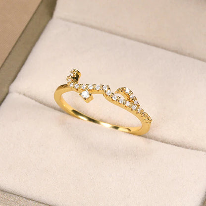 Luxury zirconia ring