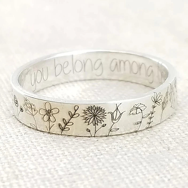 Floral Sculpted Vintage Ring