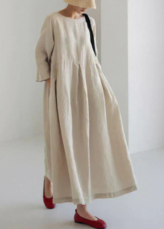 Breezy Loose Fit Long Sleeve Maxi Dress