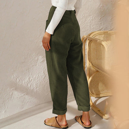 High waist cozy pants for women