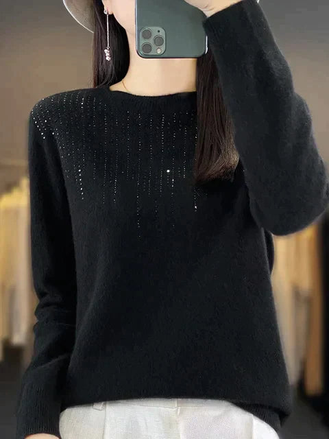 Sequined Knitted Sweater
