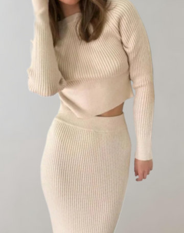 Women's 2 piece knitted set