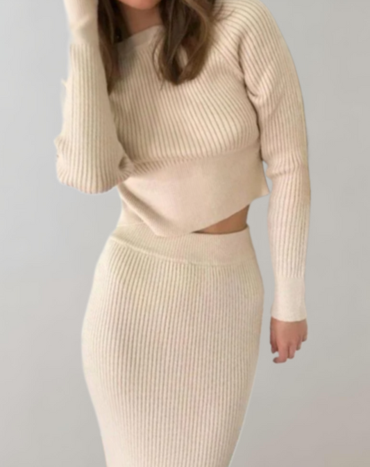 Knitted Two Piece Set