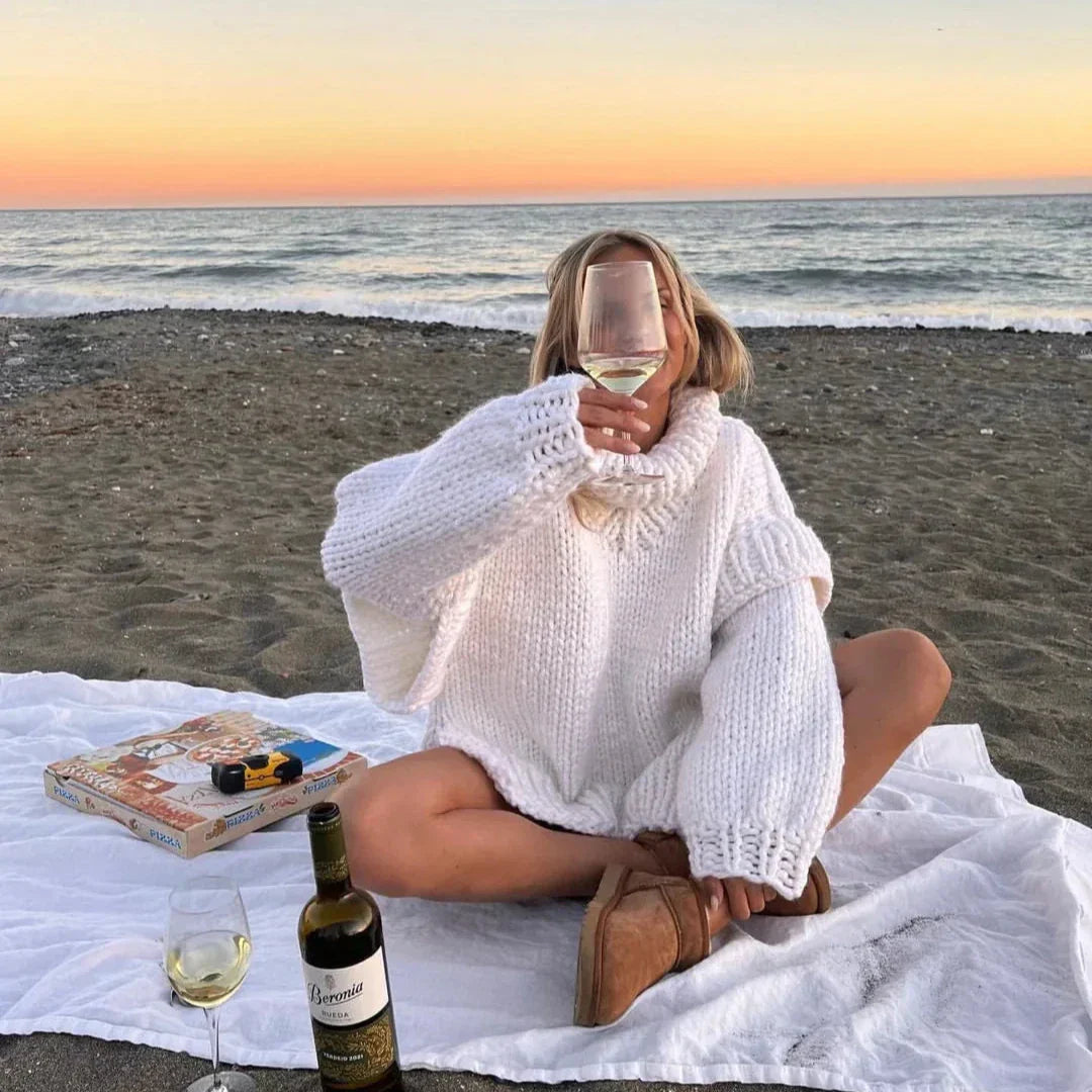 Knitted Turtleneck Sweater