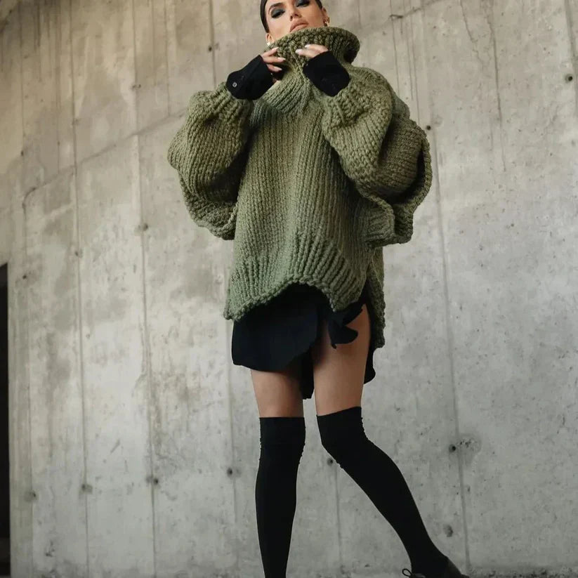 Knitted Turtleneck Sweater