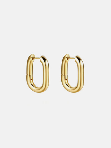 Keala - square dance hoop earrings